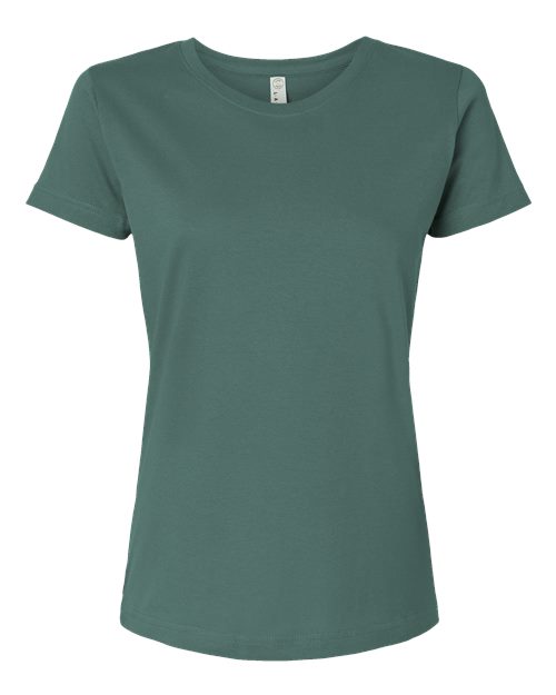 LAT Women's Fine Jersey Tee 3516 Basil