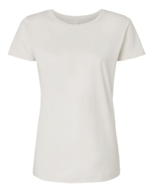 LAT Women's Fine Jersey Tee 3516 Porcelain