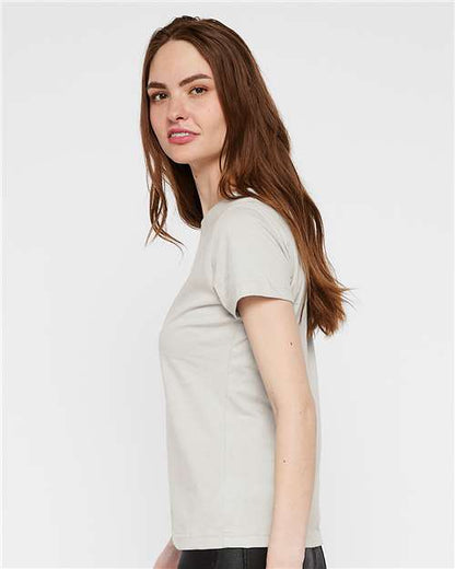 LAT Women's Fine Jersey Tee 3516 Porcelain
