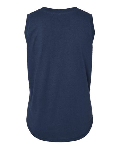 LAT Women's Curvy Relaxed Fine Jersey Tank 3892