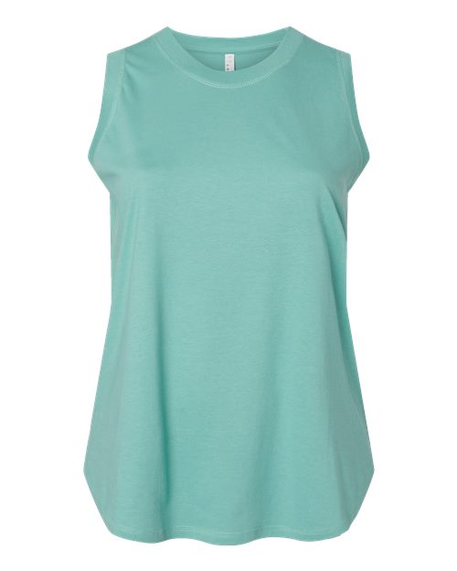 LAT Women's Curvy Relaxed Fine Jersey Tank 3892