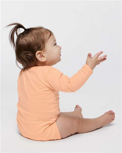 Rabbit Skins Infant Fine Jersey Long Sleeve Bodysuit 4421