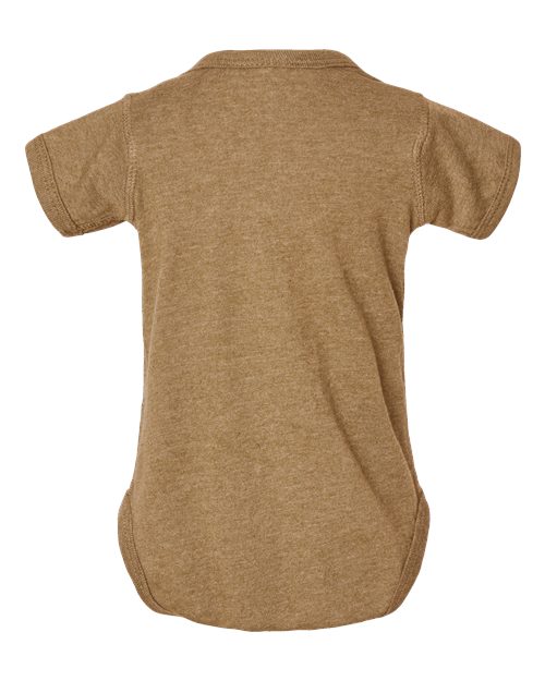 Rabbit Skins Infant Fine Jersey Bodysuit 4424 Vintage Coyote Brown