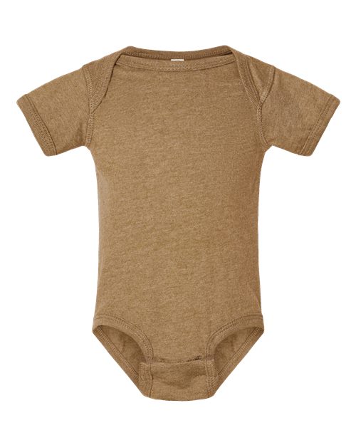 Rabbit Skins Infant Fine Jersey Bodysuit 4424 Vintage Coyote Brown