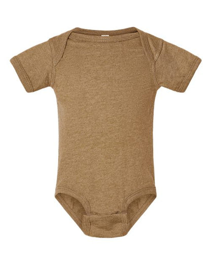 Rabbit Skins Infant Fine Jersey Bodysuit 4424 Vintage Coyote Brown