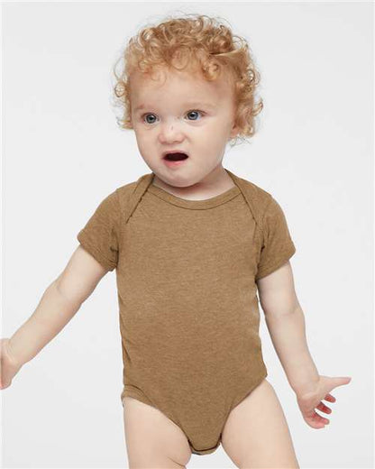 Rabbit Skins Infant Fine Jersey Bodysuit 4424 Vintage Coyote Brown