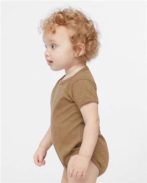 Rabbit Skins Infant Fine Jersey Bodysuit 4424 Vintage Coyote Brown