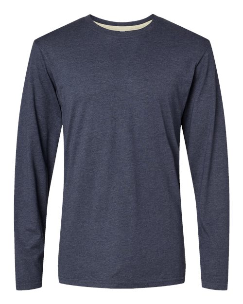 LAT Fine Jersey Long Sleeve Tee 6918 Vintage Denim