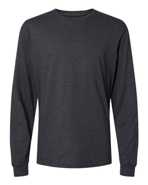 Gildan Softstyle® CVC Long Sleeve T-Shirt 67400 Custom Embroidered Business Logo