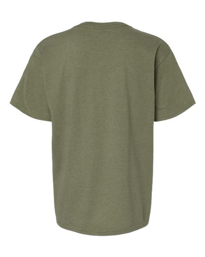 Gildan Softstyle® CVC T-Shirt 67000 White Custom Embroidered Business Logo