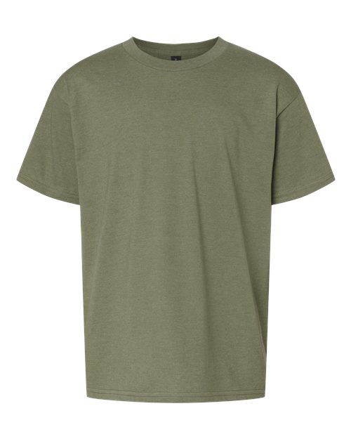Gildan Softstyle® CVC T-Shirt 67000 White Custom Embroidered Business Logo