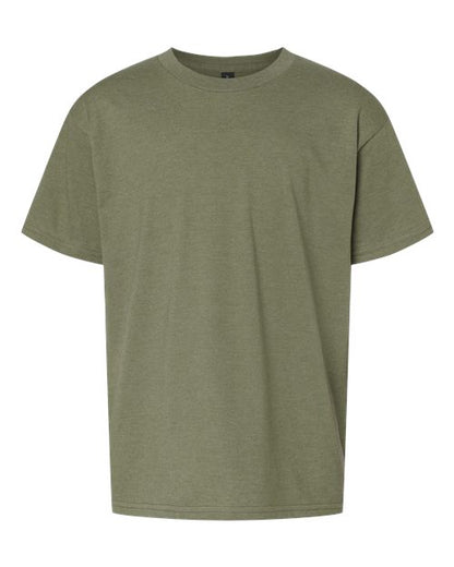 Gildan Softstyle® CVC T-Shirt 67000 White Custom Embroidered Business Logo