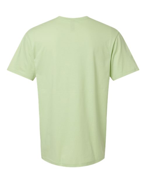 Gildan Softstyle® T-Shirt 64000 Pistachio Custom Embroidered Business Logo