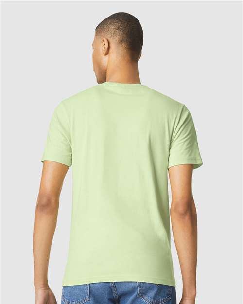 Gildan Softstyle® T-Shirt 64000 Pistachio Custom Embroidered Business Logo