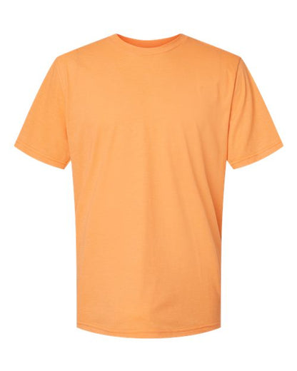 Gildan Softstyle® CVC T-Shirt 67000 Steel Blue Custom Embroidered Business Logo