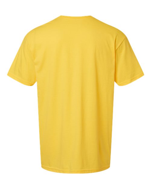 Gildan Softstyle® CVC T-Shirt 67000 Cocoa Mist Custom Embroidered Business Logo