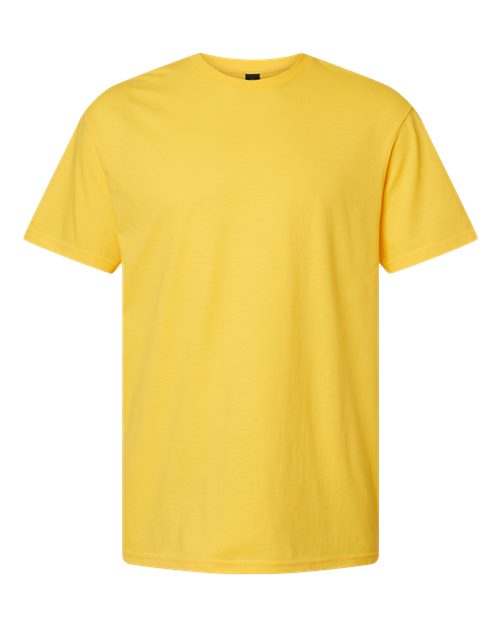 Gildan Softstyle® CVC T-Shirt 67000 Cocoa Mist Custom Embroidered Business Logo