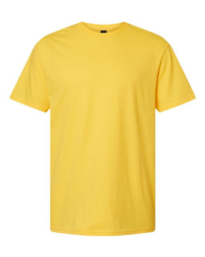 Gildan Softstyle® CVC T-Shirt 67000 Cocoa Mist Custom Embroidered Business Logo