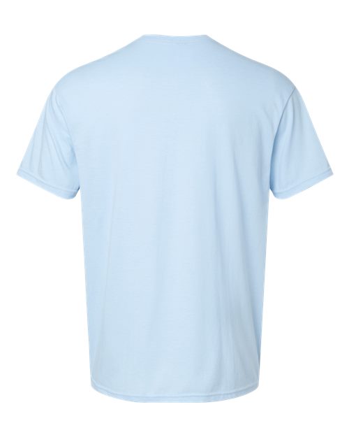 Gildan Softstyle® CVC T-Shirt 67000 Light Blue Mist Custom Embroidered Business Logo