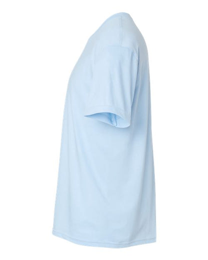 Gildan Softstyle® CVC T-Shirt 67000 Light Blue Mist Custom Embroidered Business Logo