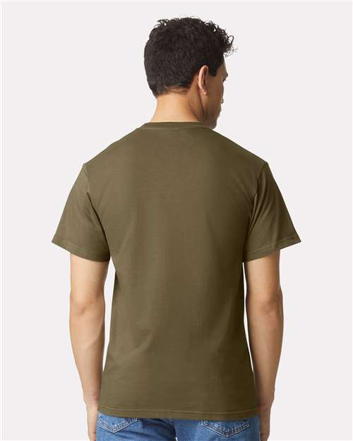 Gildan Hammer™ T-Shirt H000 Olive Custom Embroidered Business Logo