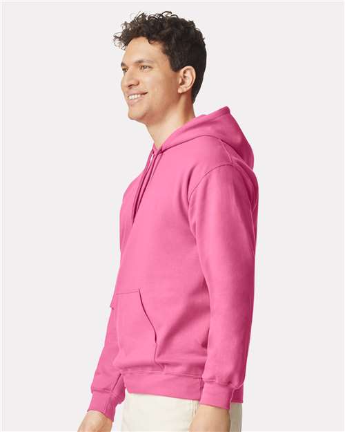 Gildan Softstyle® Midweight Hooded Sweatshirt SF500 Pink Lemonade Custom Embroidered Business Logo