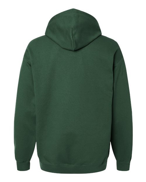 Gildan Softstyle® Midweight Hooded Sweatshirt SF500 Forest Green Custom Embroidered Business Logo
