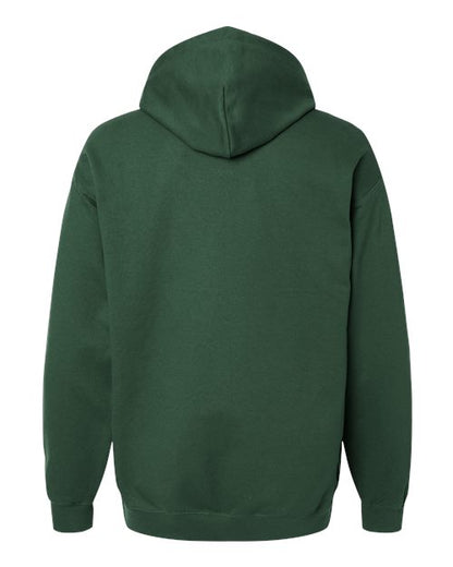 Gildan Softstyle® Midweight Hooded Sweatshirt SF500 Dark Heather Custom Embroidered Business Logo