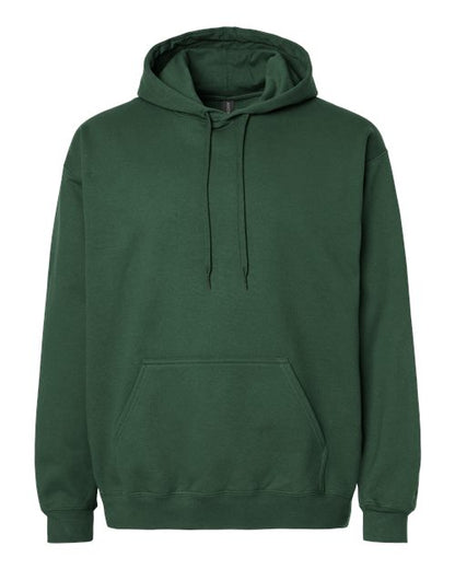 Gildan Softstyle® Midweight Hooded Sweatshirt SF500 Dark Heather Custom Embroidered Business Logo