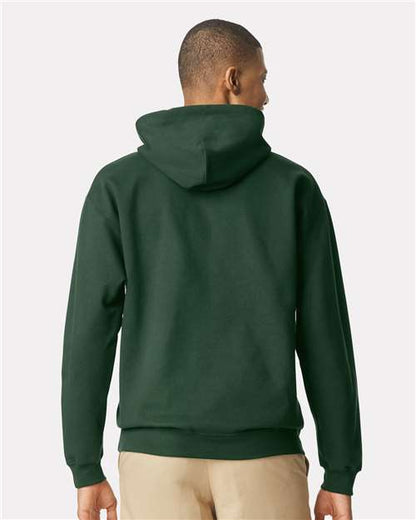 Gildan Softstyle® Midweight Hooded Sweatshirt SF500 Forest Green Custom Embroidered Business Logo