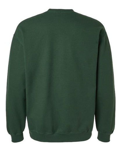 Gildan Softstyle® Midweight Crewneck Sweatshirt SF000 Forest Green Custom Embroidered Business Logo