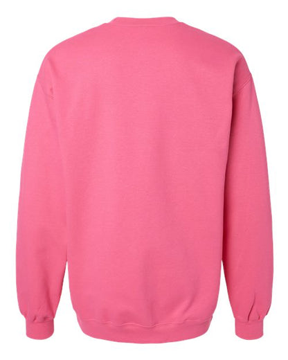 Gildan Softstyle® Midweight Crewneck Sweatshirt SF000 Pink Lemonade Custom Embroidered Business Logo