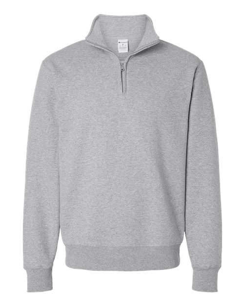 Champion Powerblend® Quarter-Zip Sweatshirt S450 Custom Embroidered Business Logo