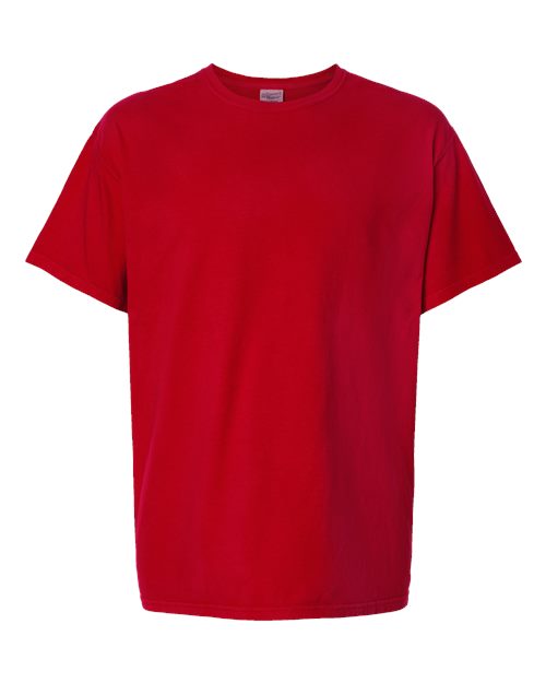 ComfortWash by Hanes Garment-Dyed T-Shirt GDH100 Athletic Red