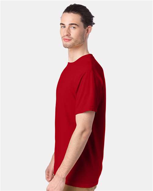 ComfortWash by Hanes Garment-Dyed T-Shirt GDH100 Athletic Red