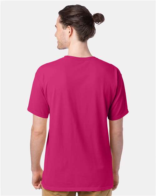ComfortWash by Hanes Garment-Dyed T-Shirt GDH100 Peony Pink