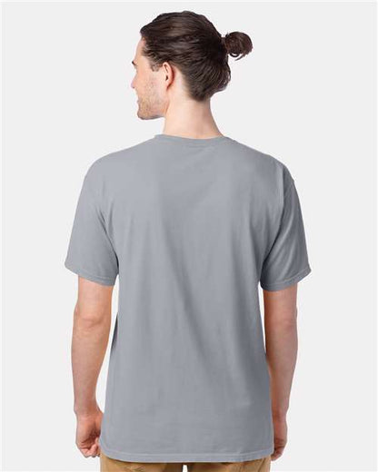 ComfortWash by Hanes Garment-Dyed T-Shirt GDH100 Silverstone