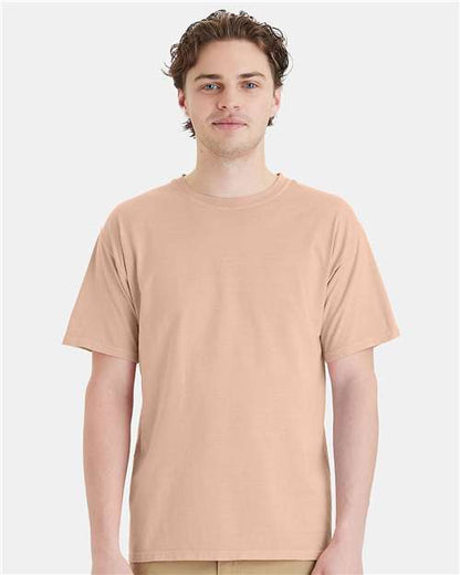 Custom Embroidered  ComfortWash by Hanes Botanical Dyed T-Shirt GDH11B  