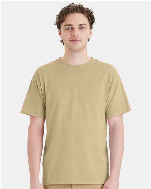 Custom Embroidered  ComfortWash by Hanes Botanical Dyed T-Shirt GDH11B  