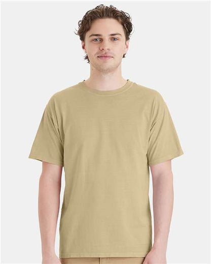 Custom Embroidered  ComfortWash by Hanes Botanical Dyed T-Shirt GDH11B  