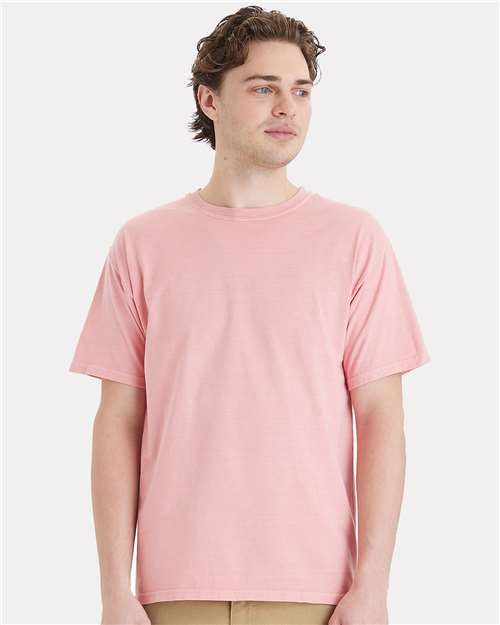 Custom Embroidered  ComfortWash by Hanes Botanical Dyed T-Shirt GDH11B  