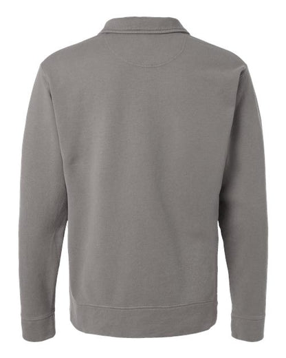 ComfortWash by Hanes Garment-Dyed Polo Collar Sweatshirt GDH490