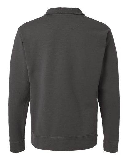 ComfortWash by Hanes Garment-Dyed Polo Collar Sweatshirt GDH490