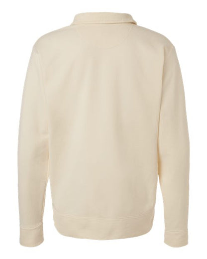 ComfortWash by Hanes Garment-Dyed Polo Collar Sweatshirt GDH490