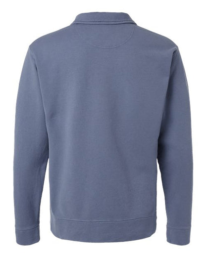 ComfortWash by Hanes Garment-Dyed Polo Collar Sweatshirt GDH490