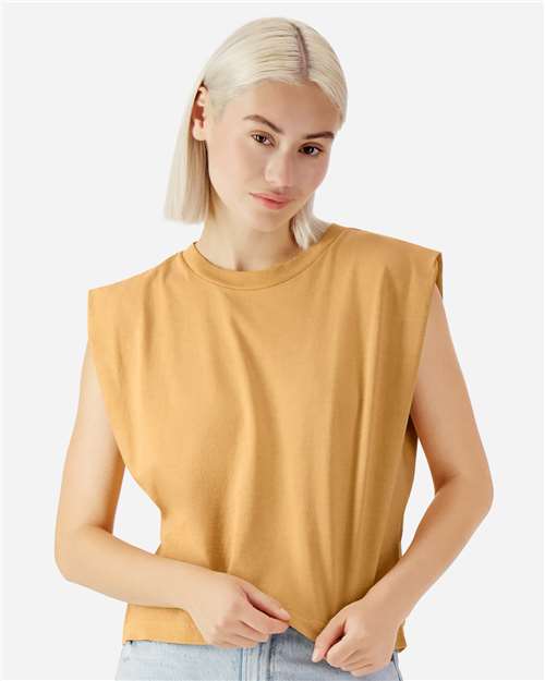American Apparel Women's Heavyweight Cotton Garment-Dyed Muscle Tee 11696