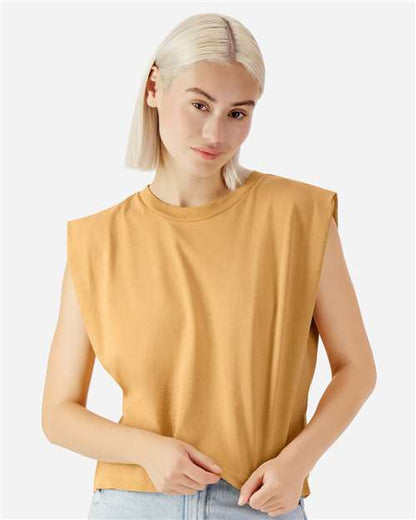 American Apparel Women's Heavyweight Cotton Garment-Dyed Muscle Tee 11696