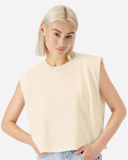 American Apparel Women's Heavyweight Cotton Garment-Dyed Muscle Tee 11696