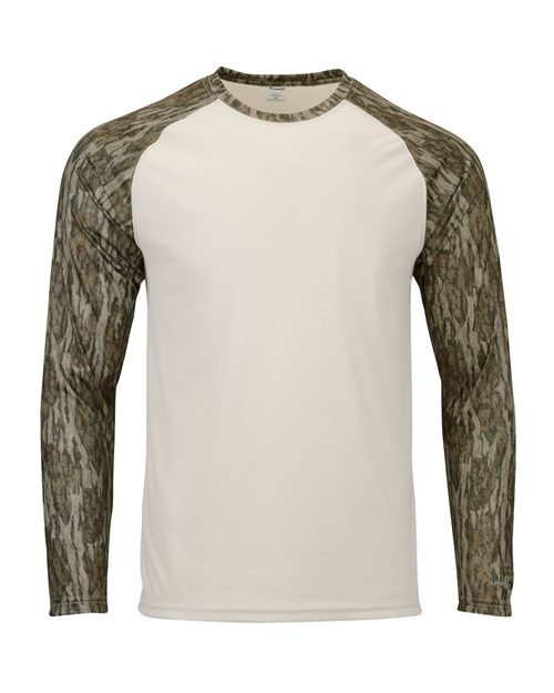 Paragon Men's Jackson Mossy Oak Colorblocked Long Sleeve T-Shirt 11697