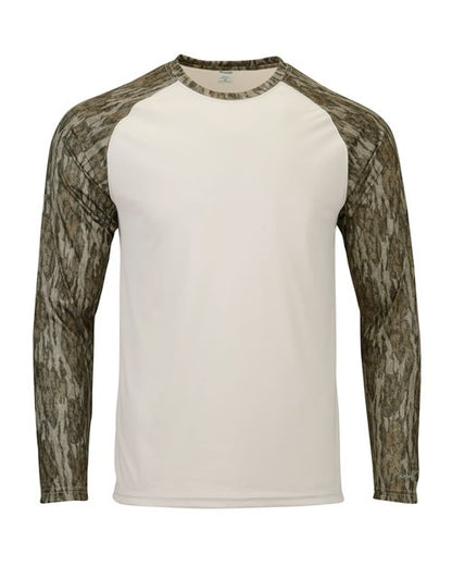 Paragon Men's Jackson Mossy Oak Colorblocked Long Sleeve T-Shirt 11697